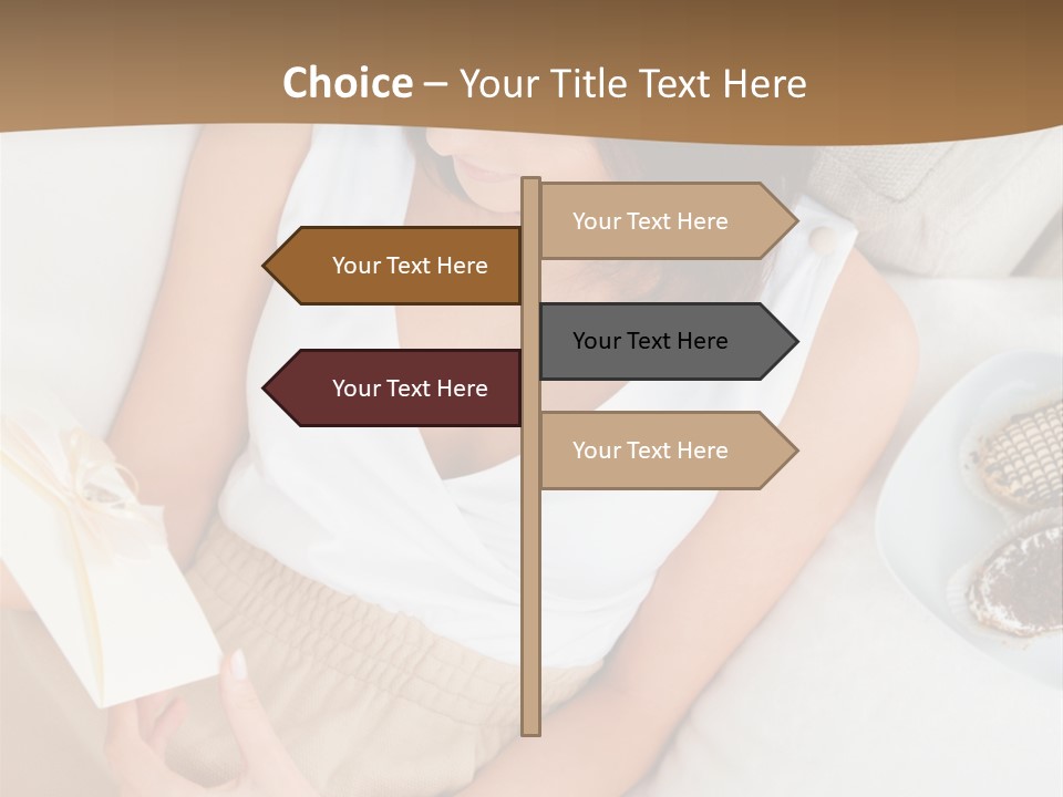 Sofa Sweet Computer PowerPoint Template