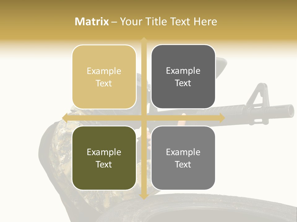 Background Paintball Rifle PowerPoint Template
