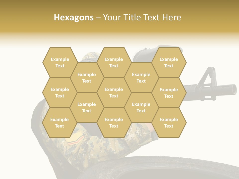 Background Paintball Rifle PowerPoint Template