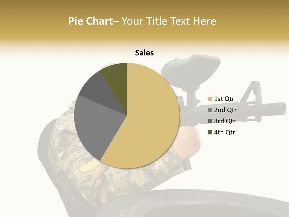 Background Paintball Rifle PowerPoint Template