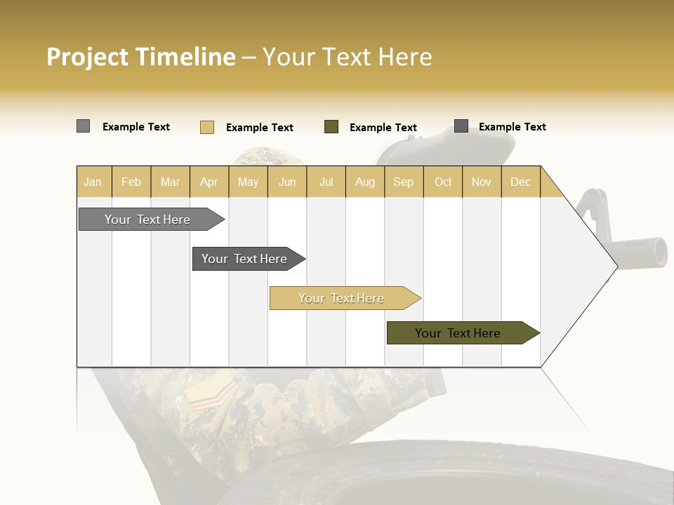 Background Paintball Rifle PowerPoint Template