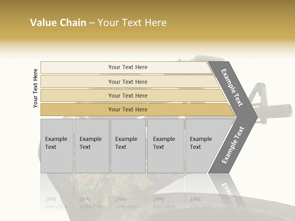 Background Paintball Rifle PowerPoint Template