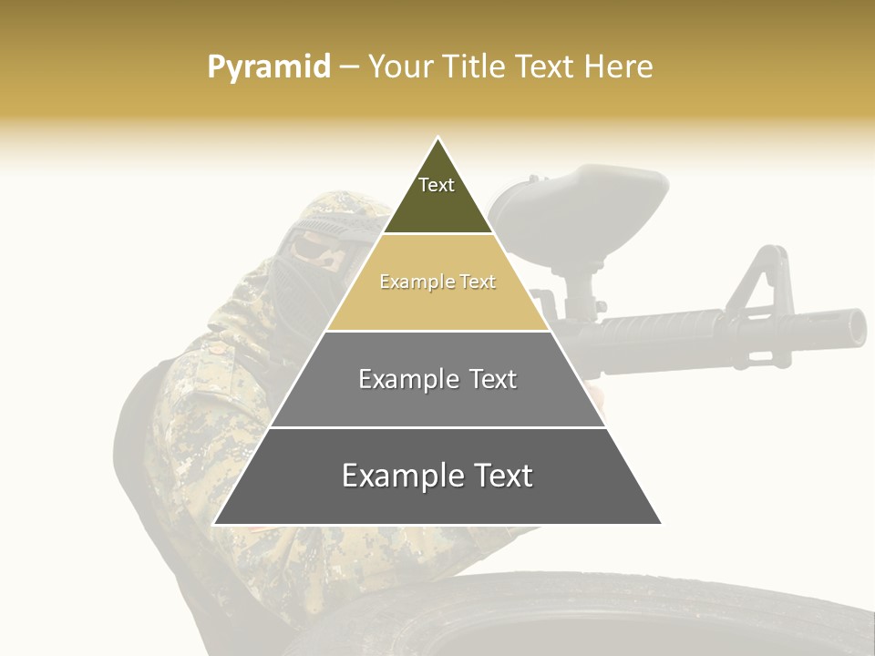 Background Paintball Rifle PowerPoint Template