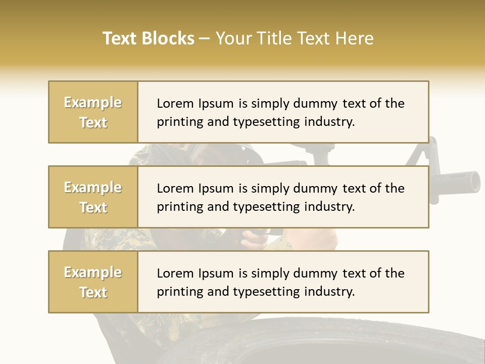 Background Paintball Rifle PowerPoint Template