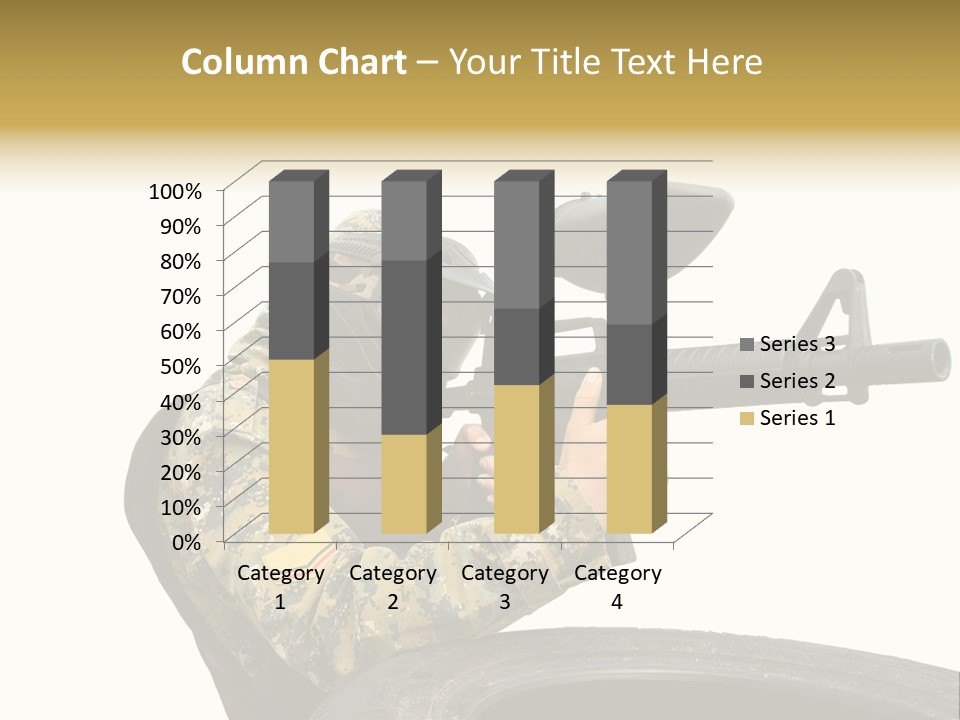 Background Paintball Rifle PowerPoint Template