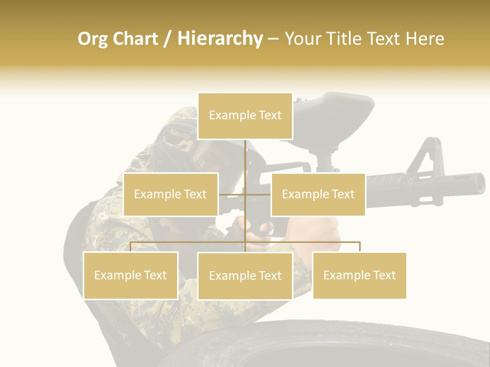 Background Paintball Rifle PowerPoint Template