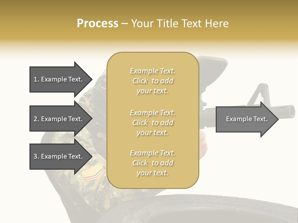 Background Paintball Rifle PowerPoint Template
