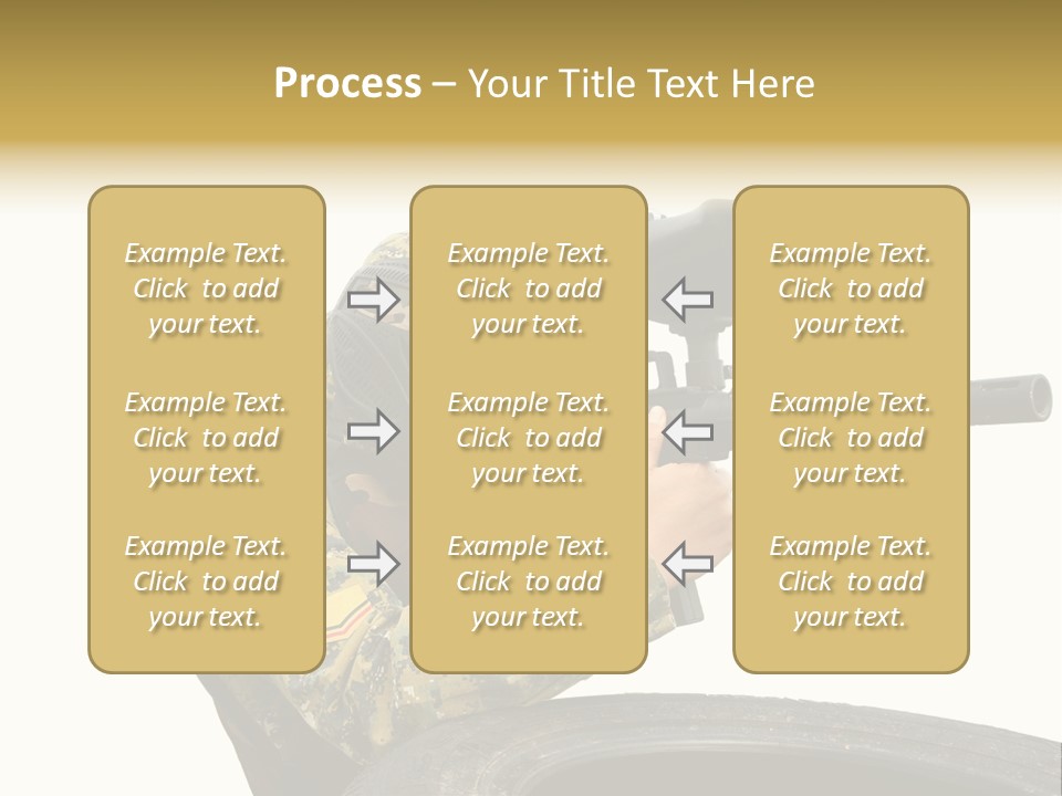Background Paintball Rifle PowerPoint Template