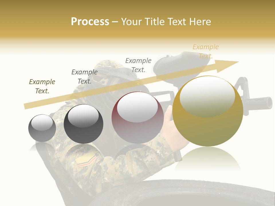 Background Paintball Rifle PowerPoint Template