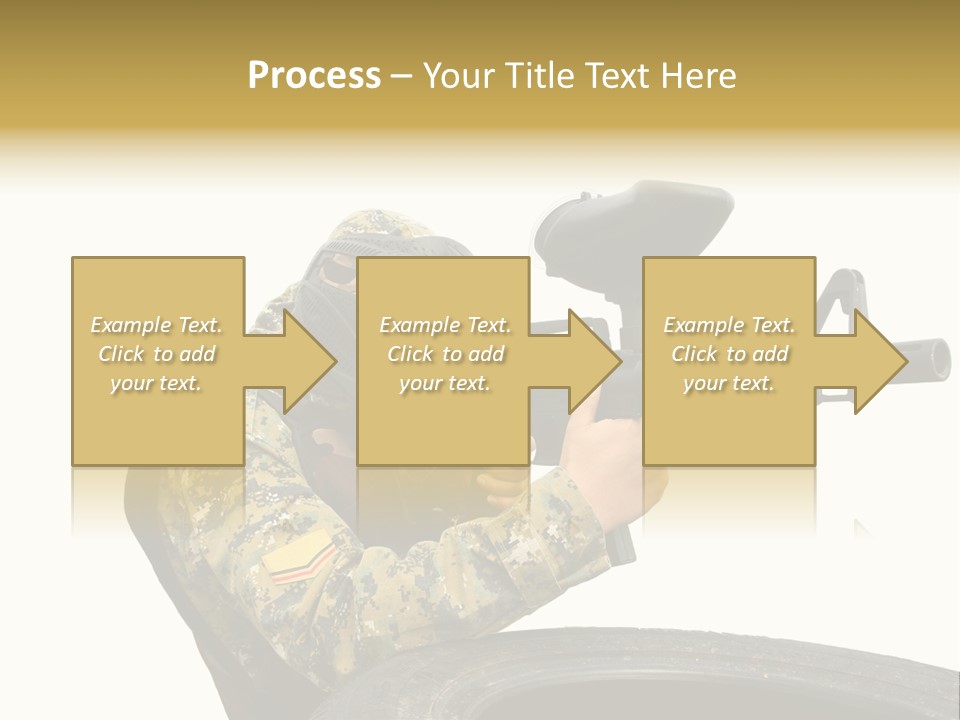 Background Paintball Rifle PowerPoint Template