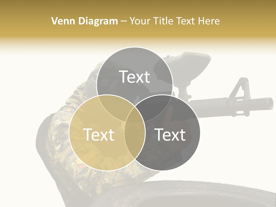 Background Paintball Rifle PowerPoint Template