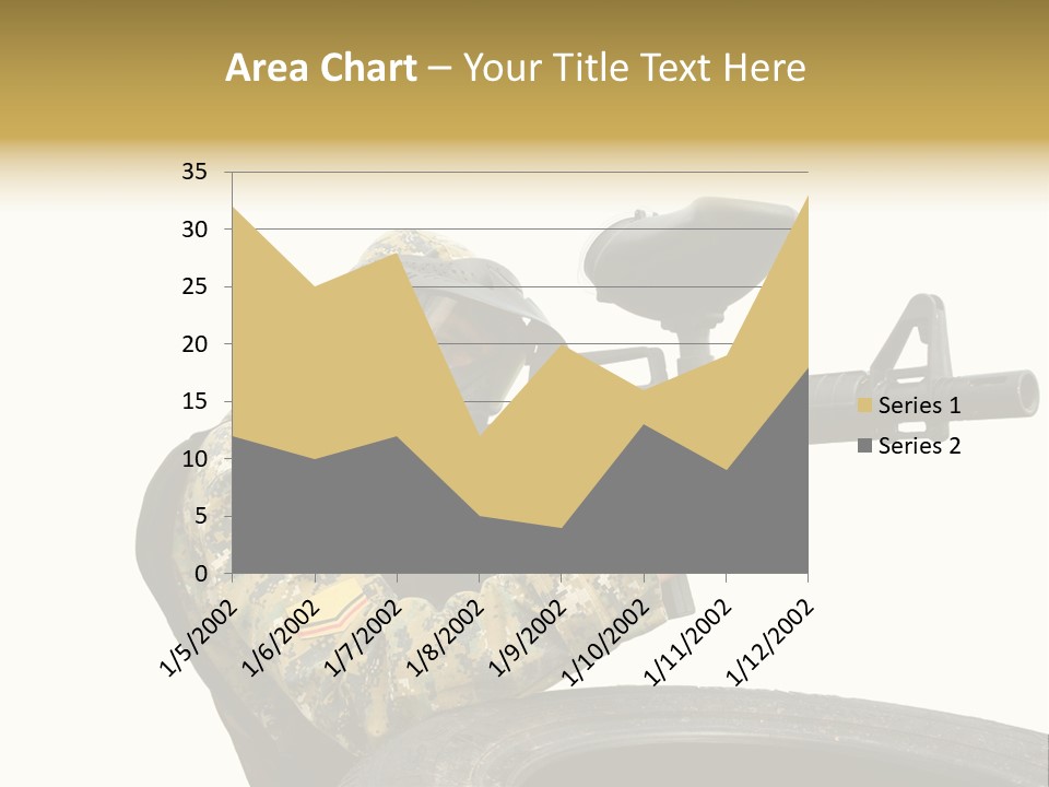Background Paintball Rifle PowerPoint Template