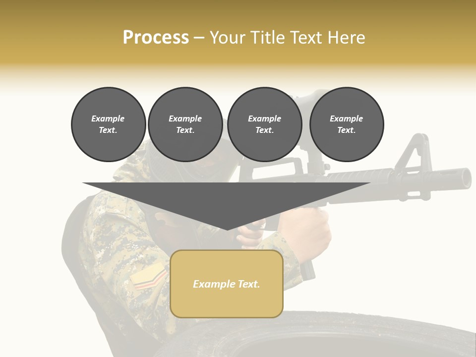 Background Paintball Rifle PowerPoint Template