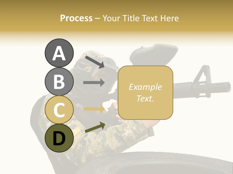 Background Paintball Rifle PowerPoint Template