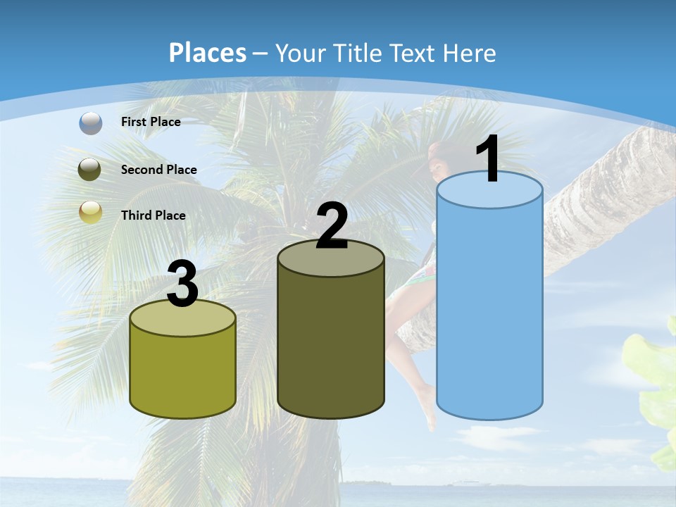 People Island Vacation PowerPoint Template