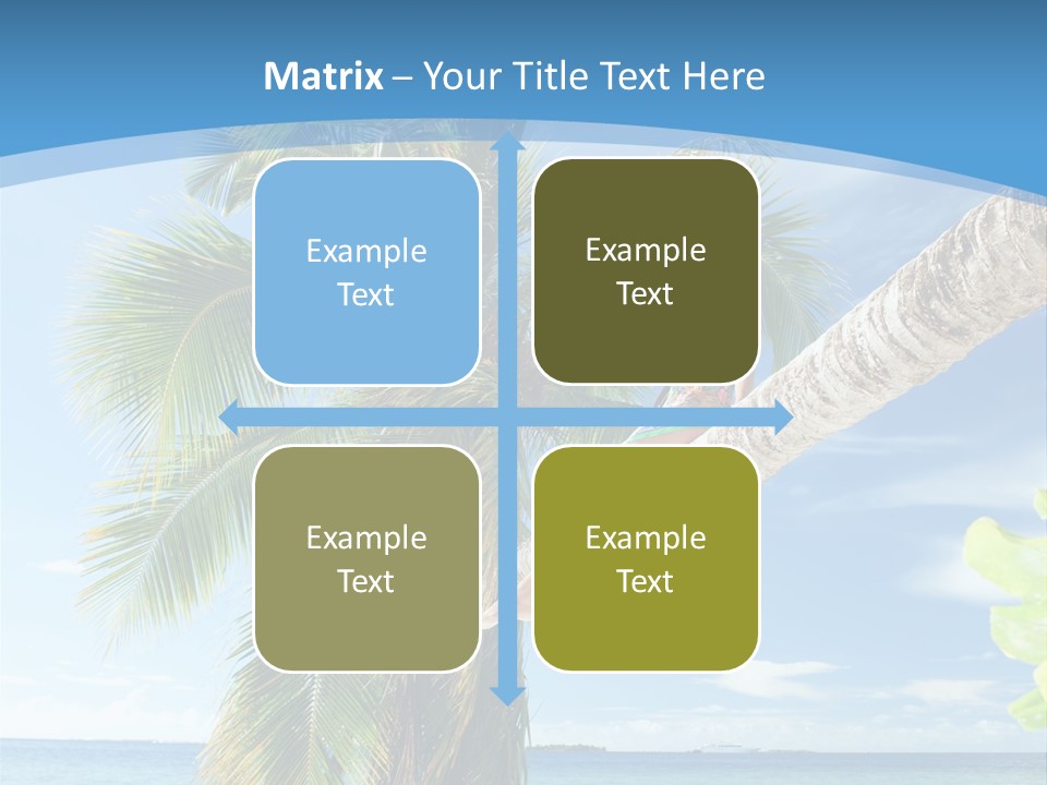 People Island Vacation PowerPoint Template