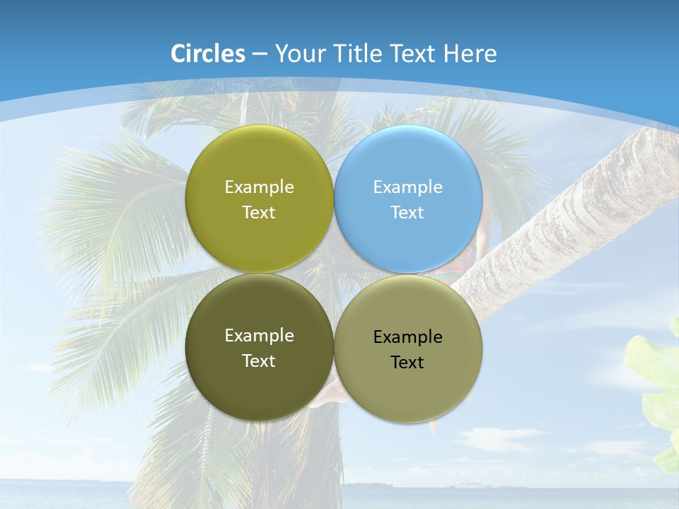 People Island Vacation PowerPoint Template