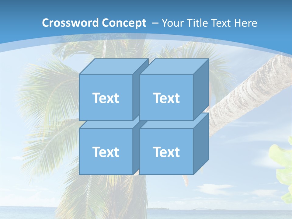 People Island Vacation PowerPoint Template