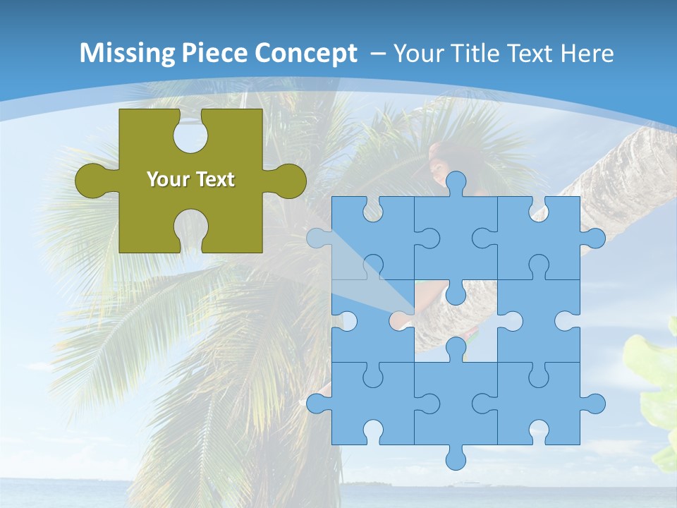 People Island Vacation PowerPoint Template