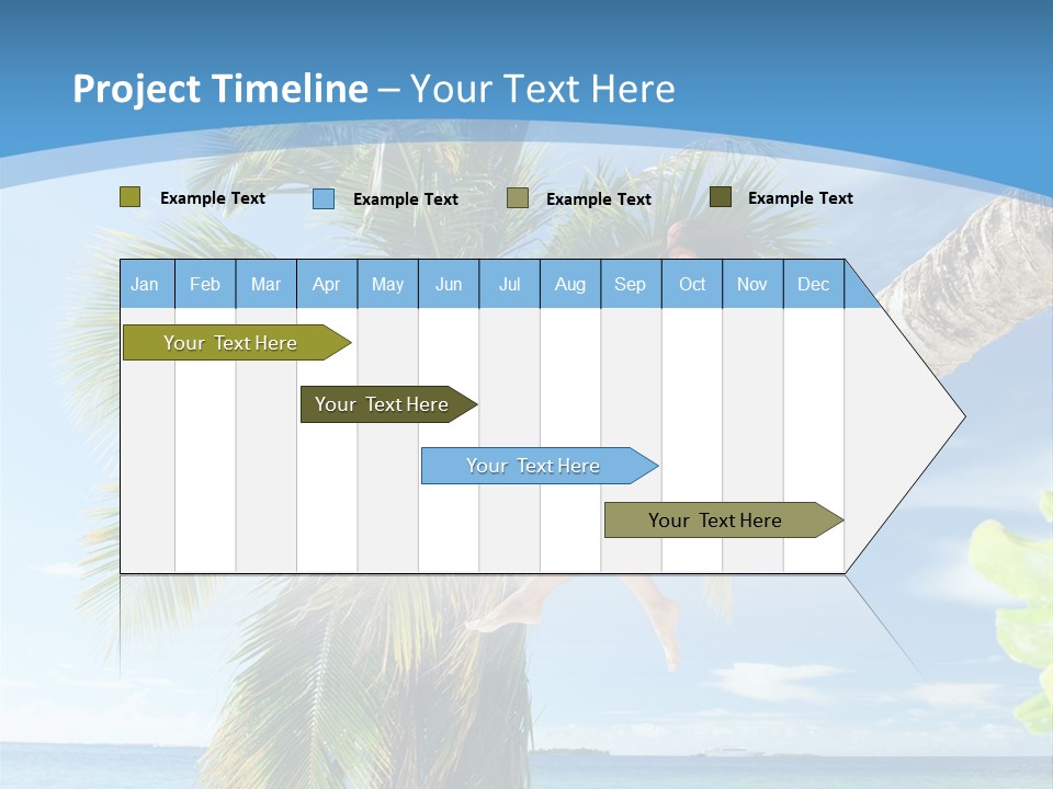 People Island Vacation PowerPoint Template