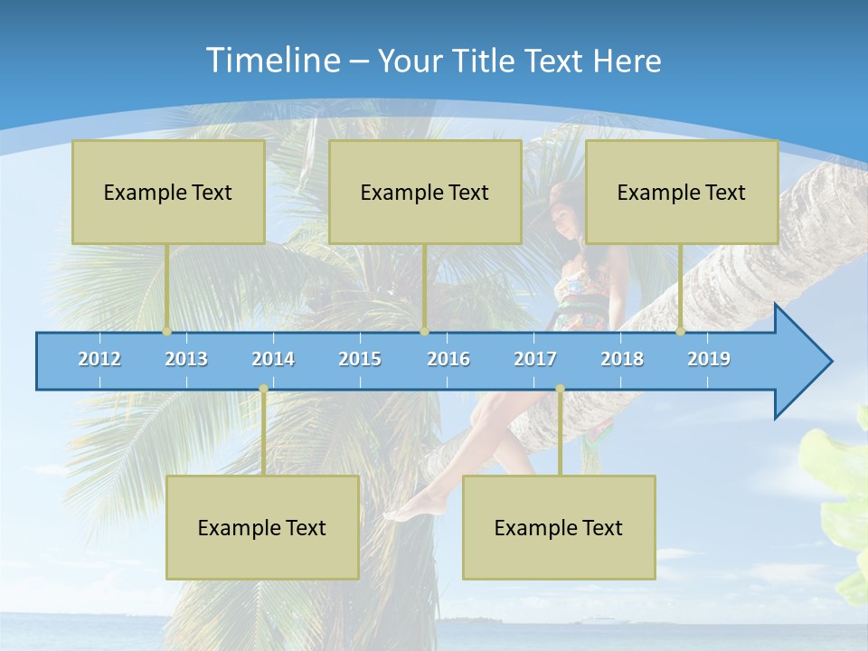 People Island Vacation PowerPoint Template
