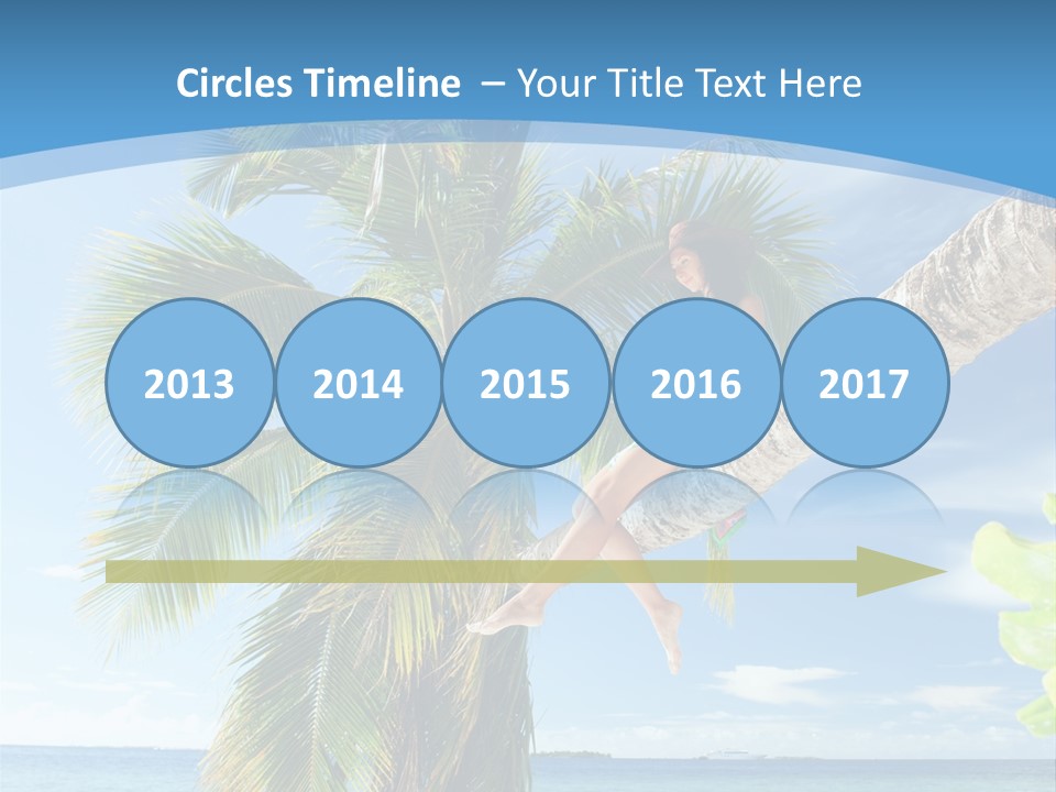 People Island Vacation PowerPoint Template