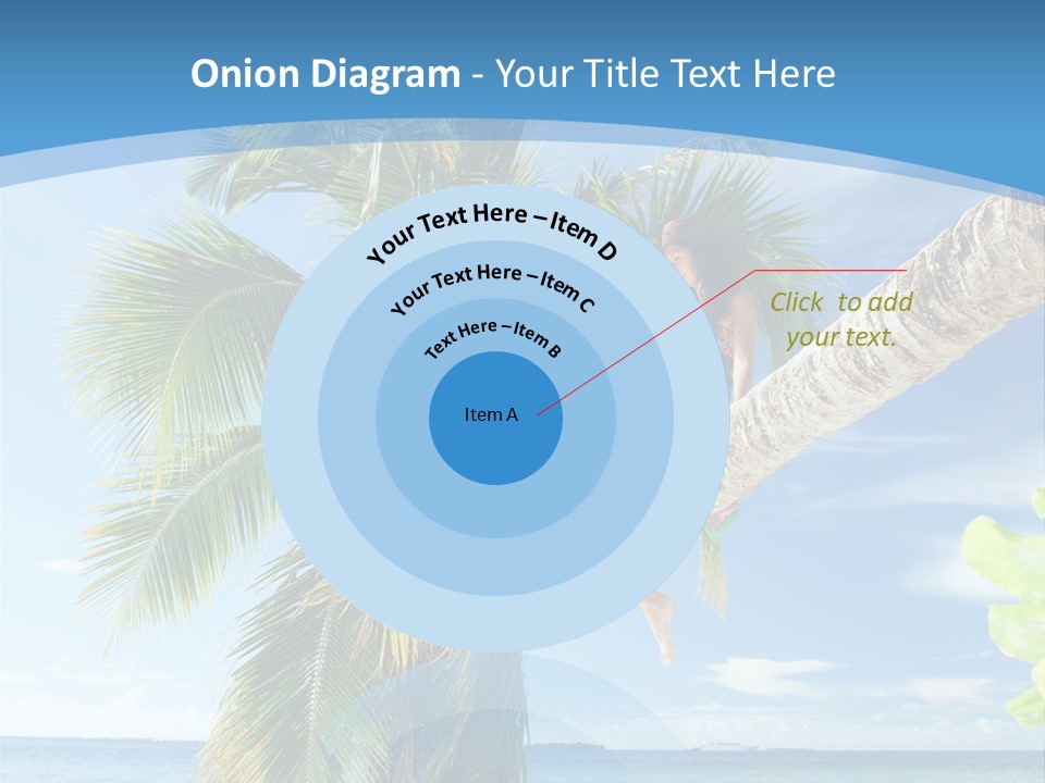 People Island Vacation PowerPoint Template