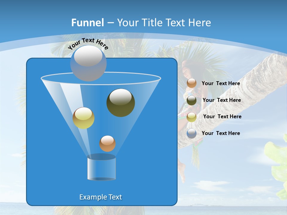 People Island Vacation PowerPoint Template