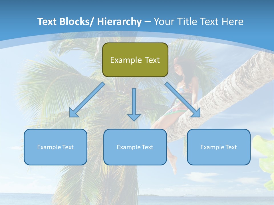 People Island Vacation PowerPoint Template