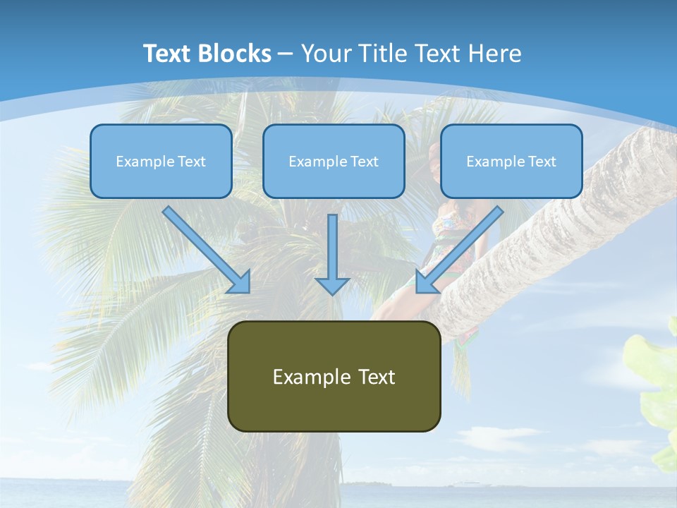 People Island Vacation PowerPoint Template