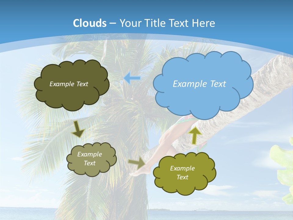 People Island Vacation PowerPoint Template