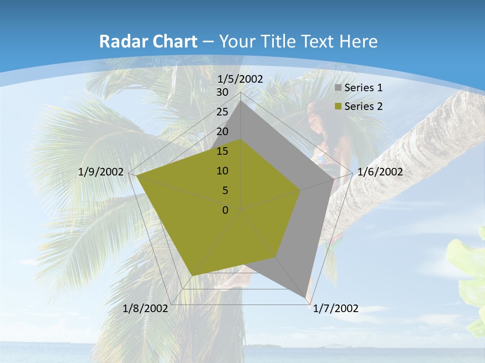 People Island Vacation PowerPoint Template