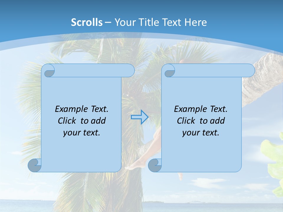 People Island Vacation PowerPoint Template