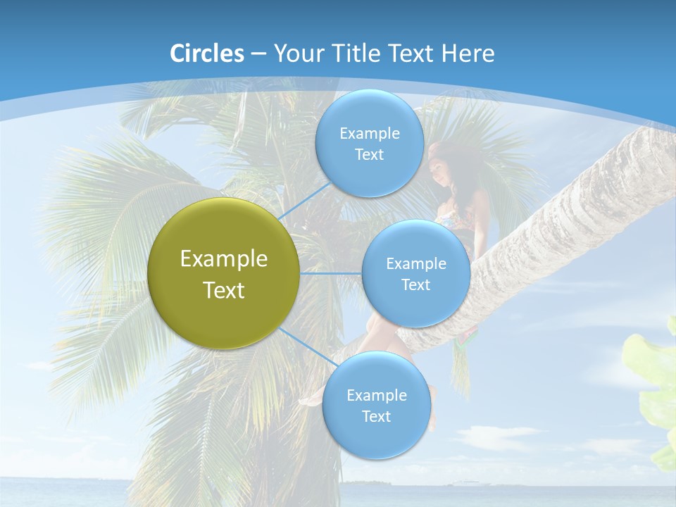 People Island Vacation PowerPoint Template