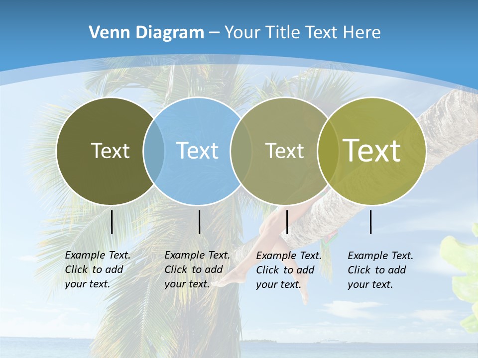 People Island Vacation PowerPoint Template