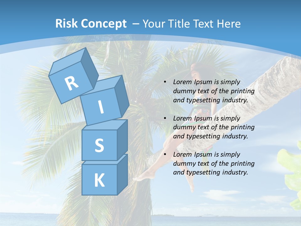 People Island Vacation PowerPoint Template