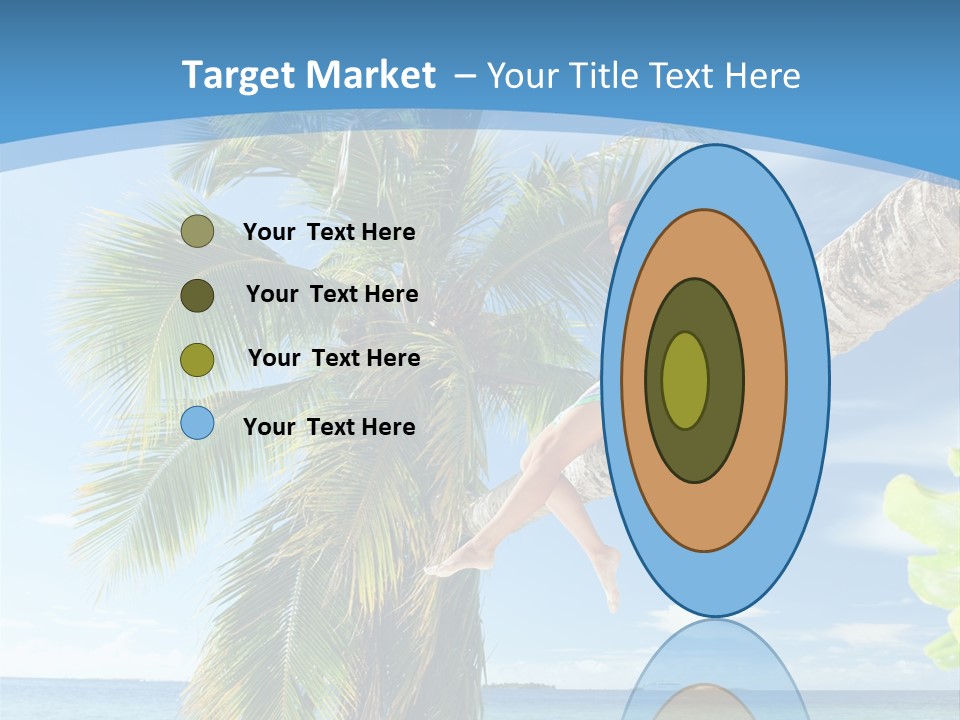 People Island Vacation PowerPoint Template