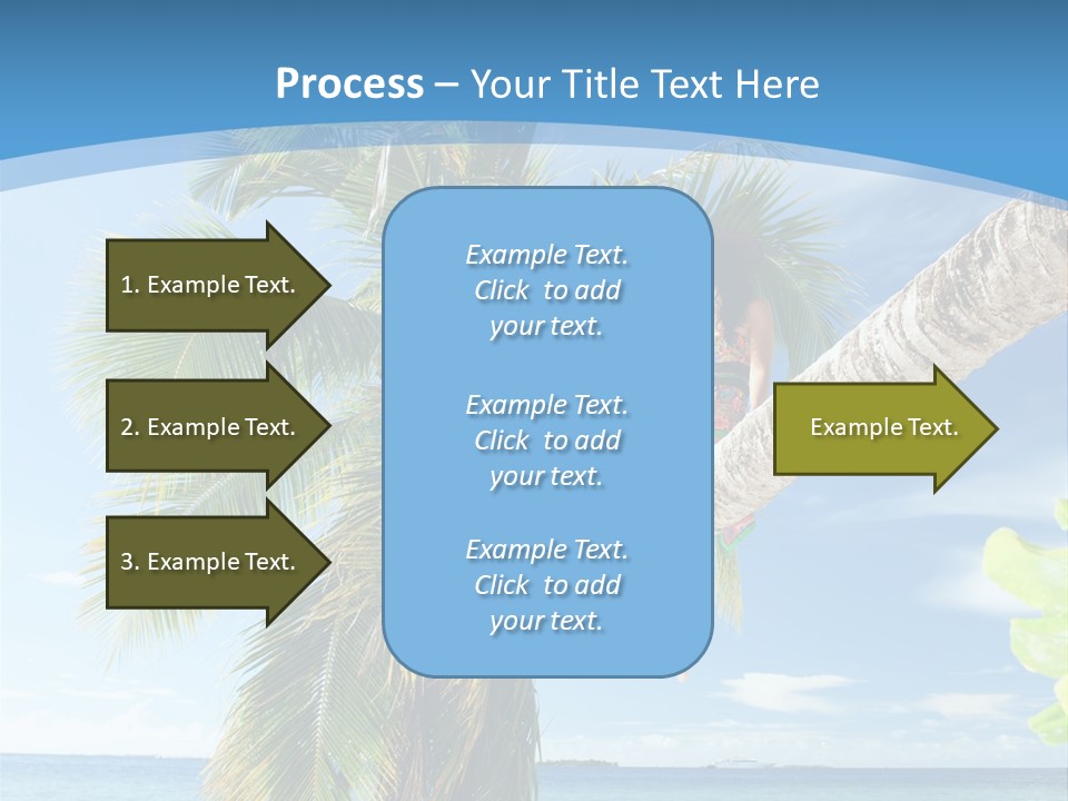 People Island Vacation PowerPoint Template