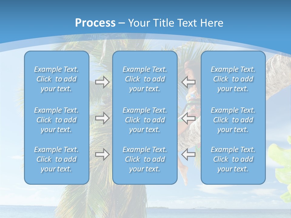 People Island Vacation PowerPoint Template