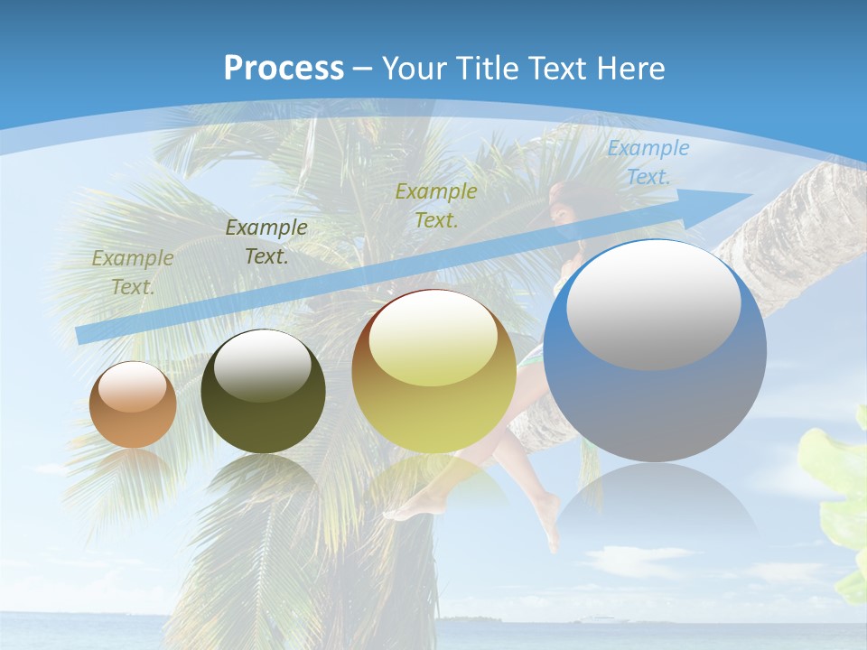 People Island Vacation PowerPoint Template