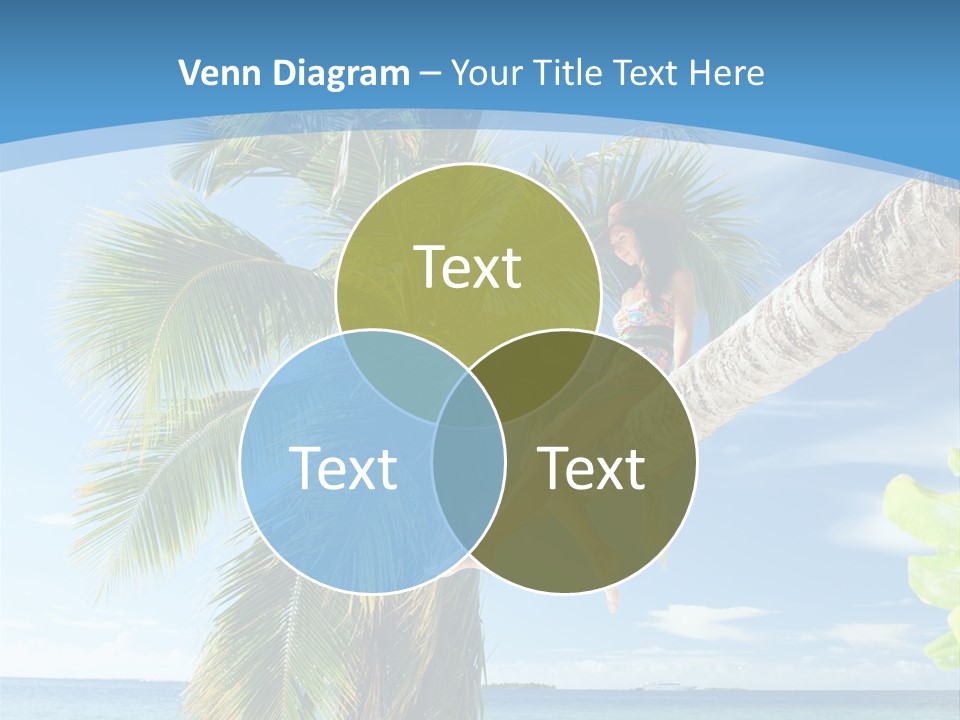 People Island Vacation PowerPoint Template