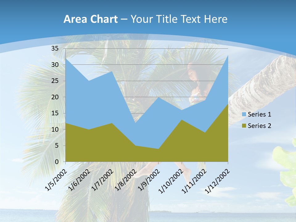 People Island Vacation PowerPoint Template