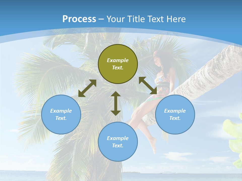 People Island Vacation PowerPoint Template