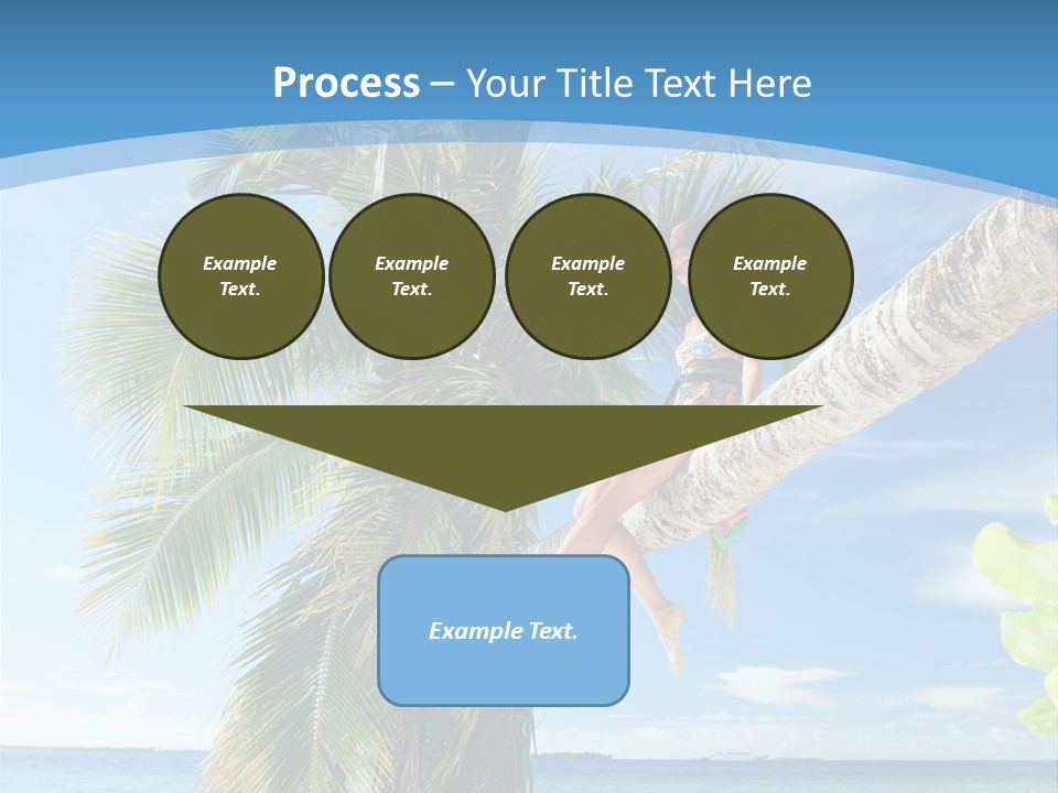 People Island Vacation PowerPoint Template