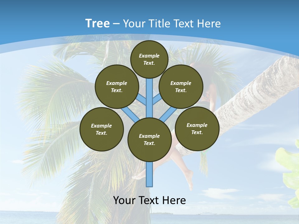 People Island Vacation PowerPoint Template