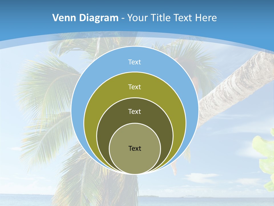 People Island Vacation PowerPoint Template