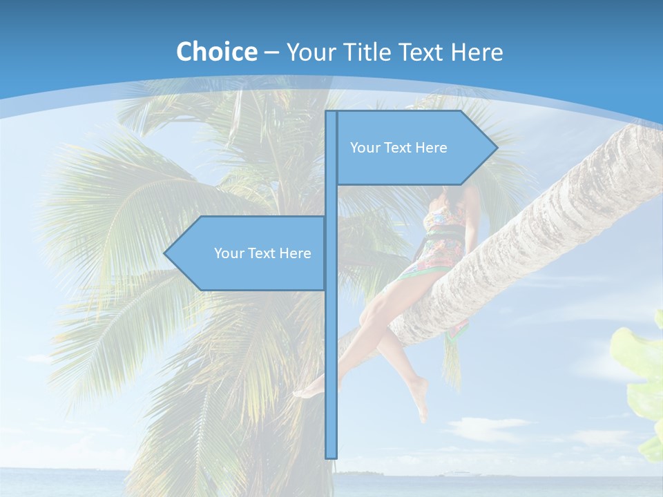 People Island Vacation PowerPoint Template
