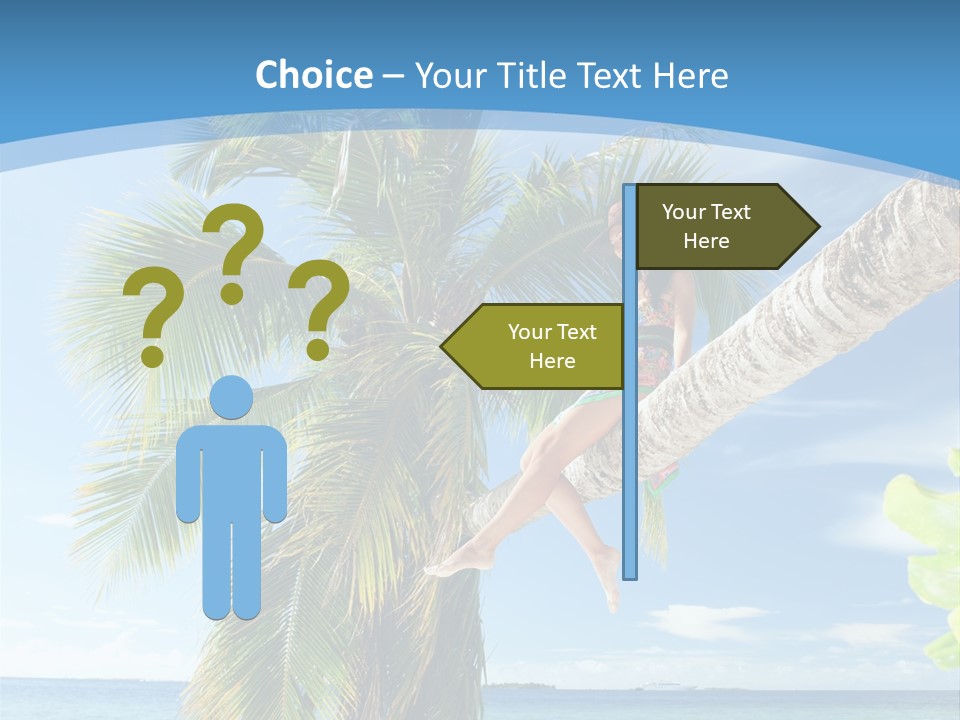 People Island Vacation PowerPoint Template