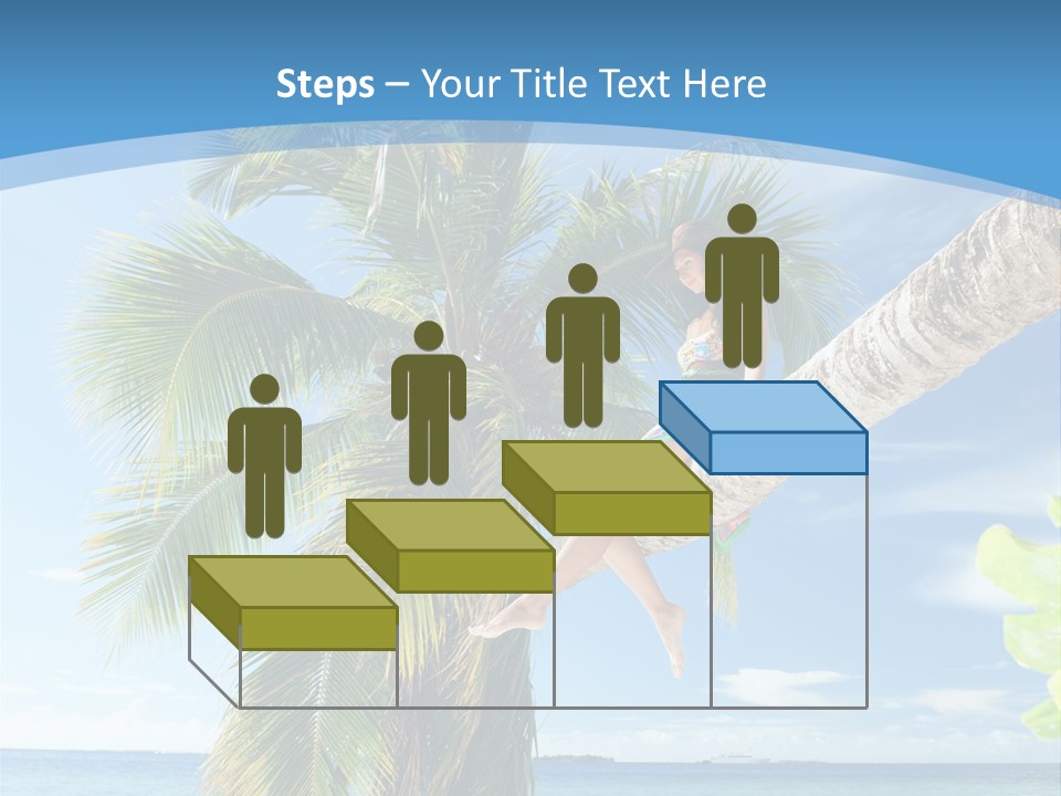 People Island Vacation PowerPoint Template