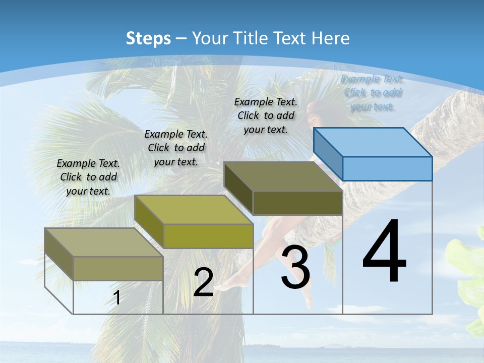 People Island Vacation PowerPoint Template